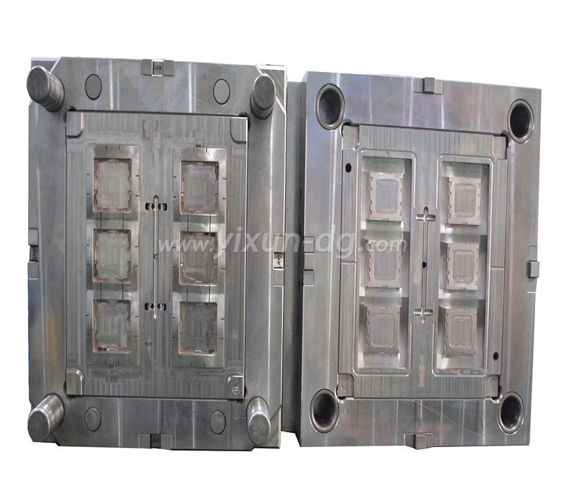 Plastic injection mold for plug board switch socket panel cover