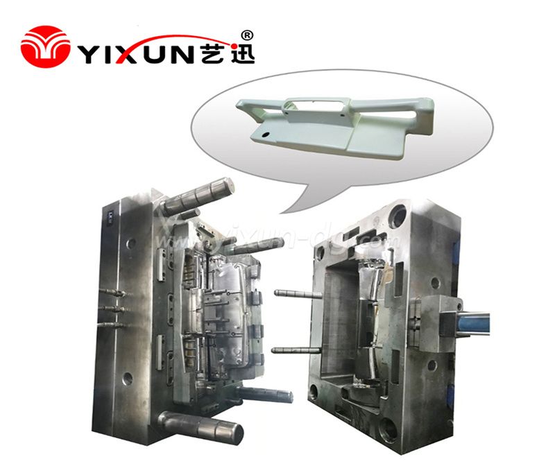 Gas assist plastic mold  injection molding car assist handle medical plastic handle parts mould maker