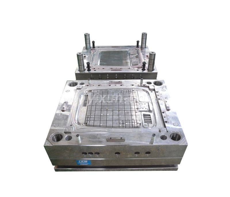 ABS UL94 V-2RHC light Gray 1*1 cavity gas assist sub gate injection mould
