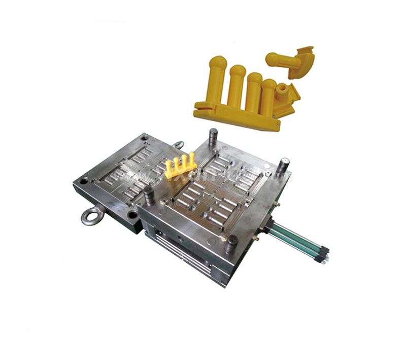 gas assisted plastic parts injection mould and molding