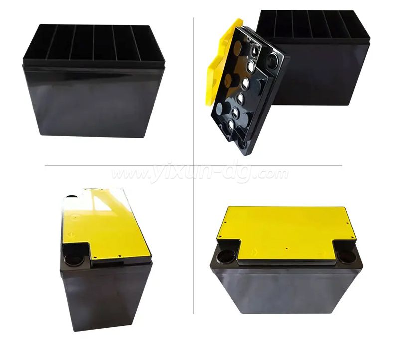 custom battery terminal plastics shell car lithium battery power box utility containers plastic battery case injection mold