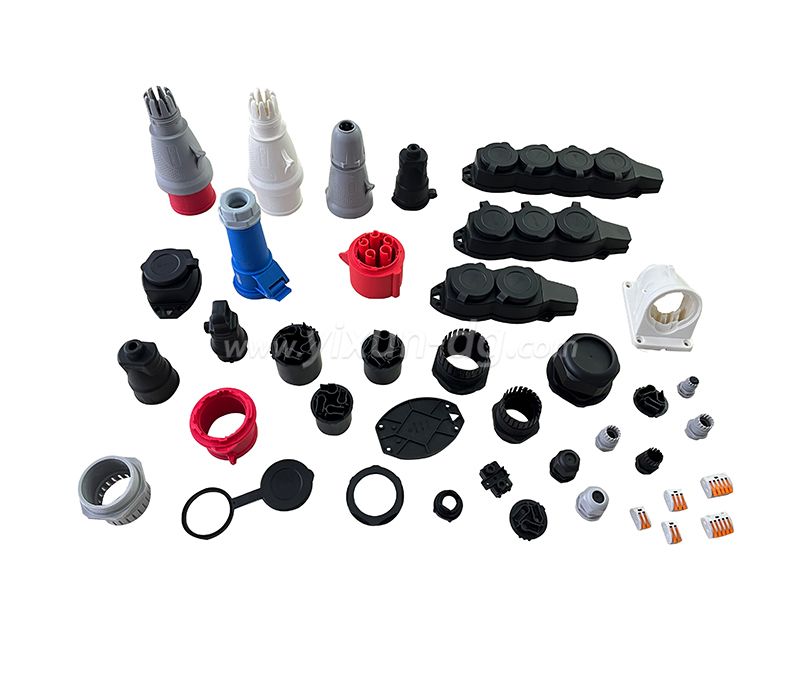 custom plastic parts injection molding industrial electrical switch socket plastic parts shell enclosure housing injection mould