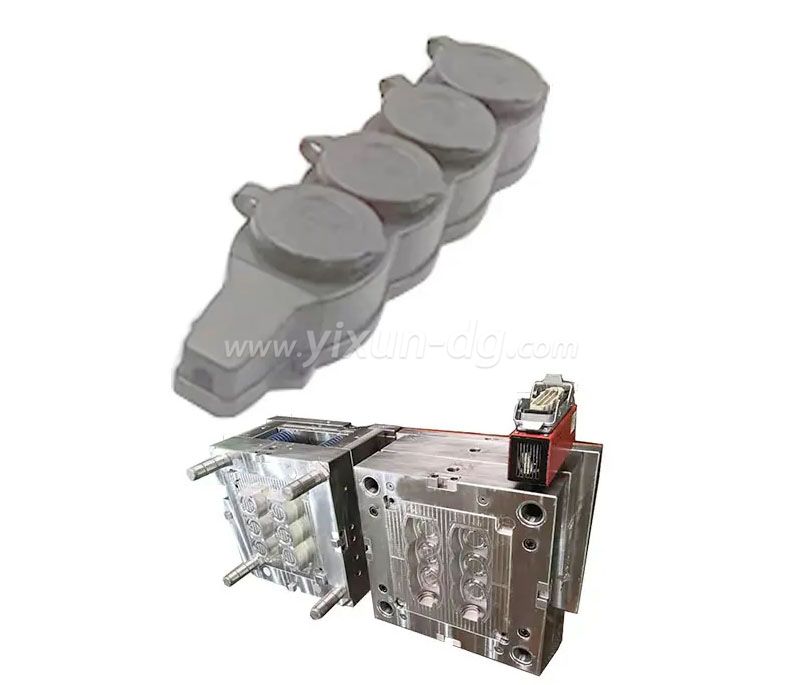 China Guangdong Dongguan Industrial switch socket parts plastic injection mould and molding