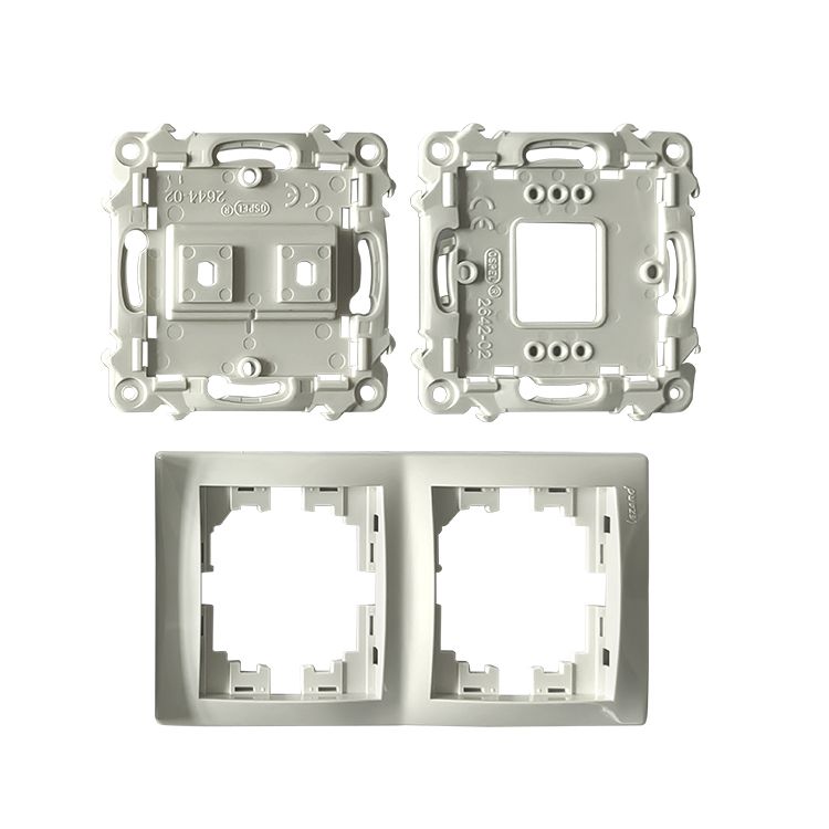 China Plastic Manufacture Maker Molding Companies Factory Customized Switch Socket Back Cover Mold Plastic Injection Moulding