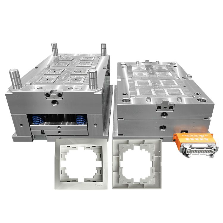 Euro-american specifications electric power socket plastic mold switch panel plastic injection mold and molding parts
