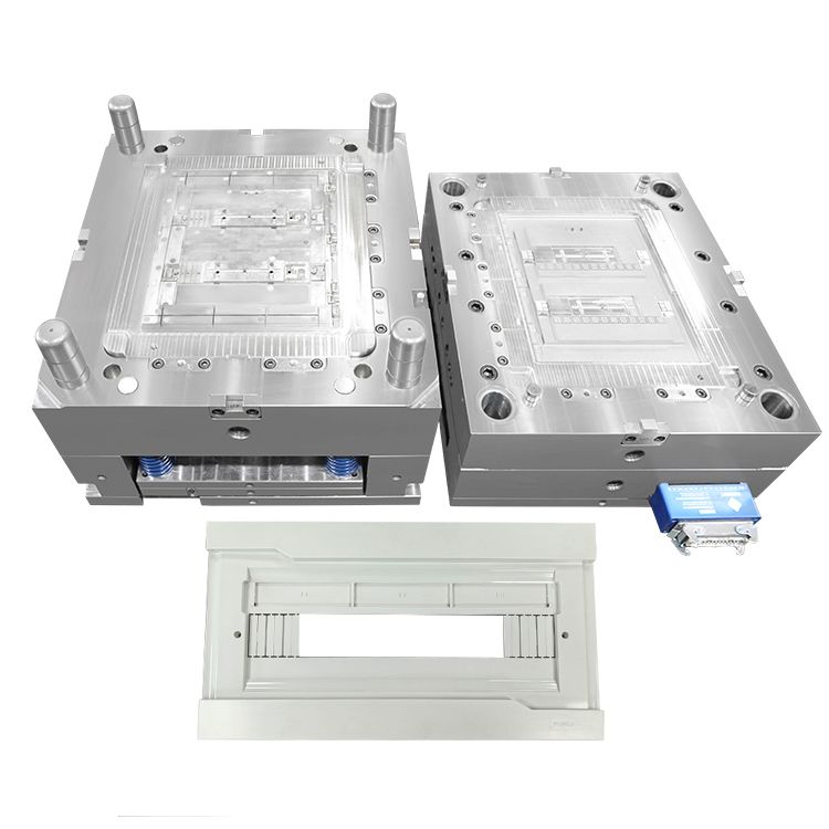 Injection molding service plastic injection mold high quality 24 bit surface cover of distribution box mould