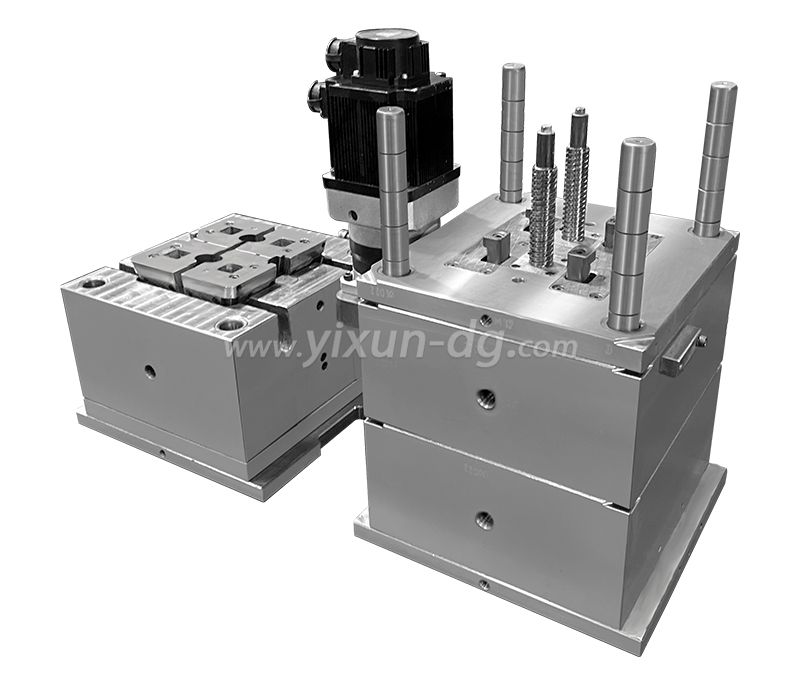 china thread rotation mold manufacturer and plastic molded parts injection molding
