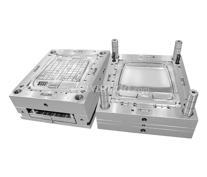 Medical trolley panel gas assisted molding to solve the problem of wall thickness shrinkage