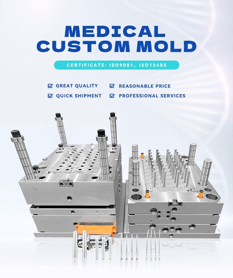 OEM custom mould mold for  Influenza A,B Nucleic Acid Test medical supplies plastic mold injection molding