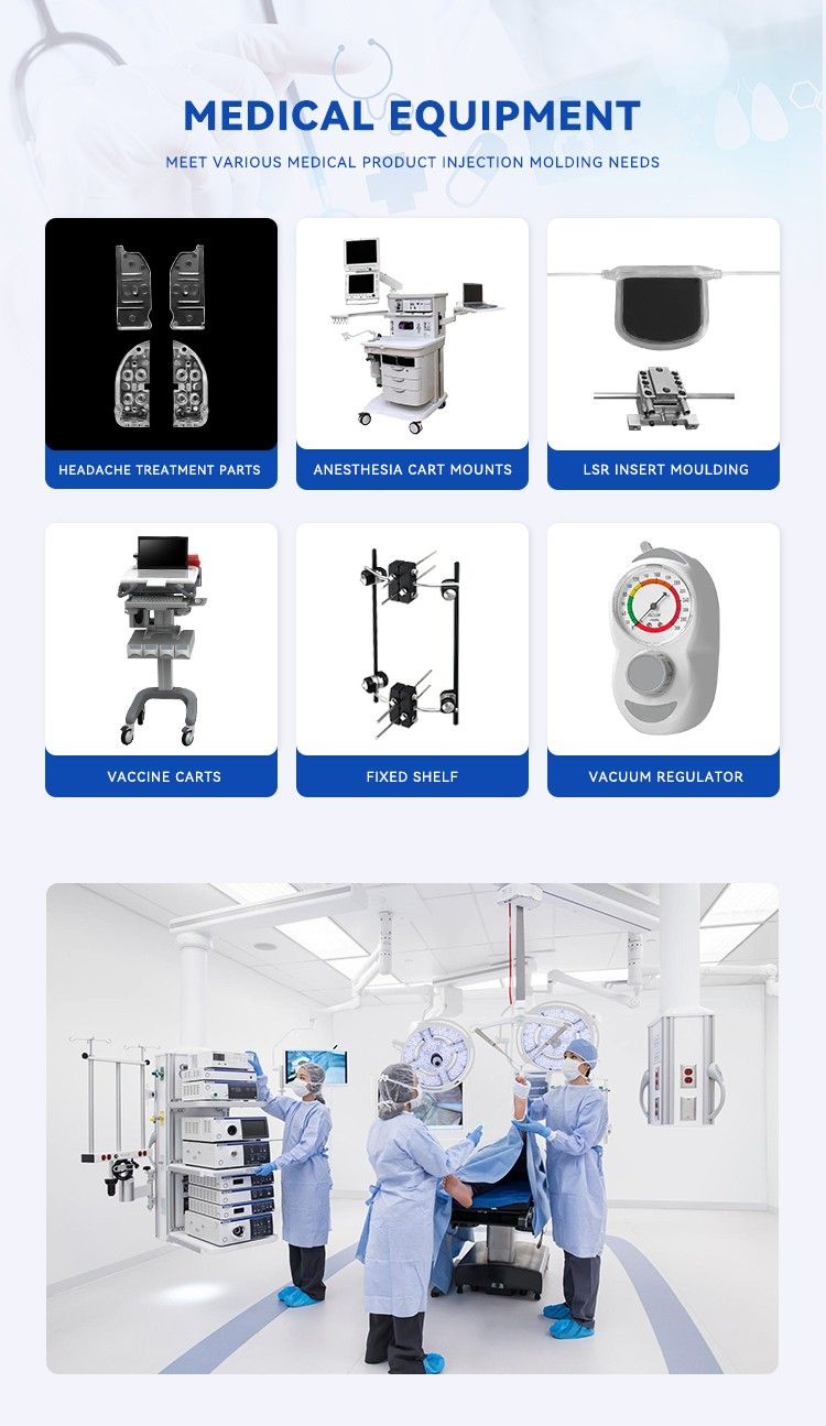 plastic injection mold injection maker to OEM hospital medical equipment for Hospital Equipment Transport System