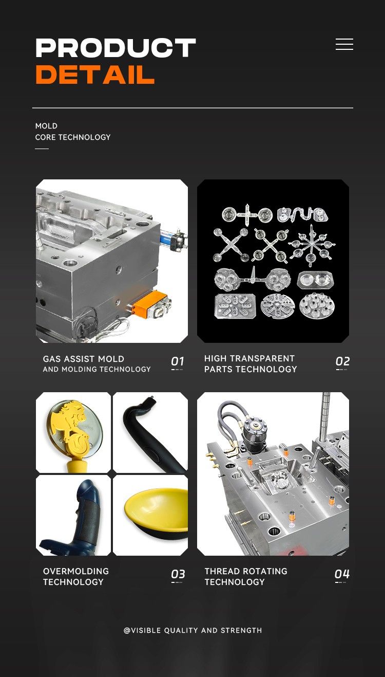 double color plastic injection molding and two